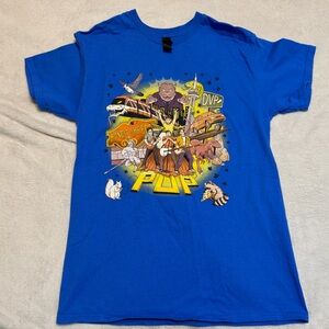 Pup Mega City Madness Tour 2025 Gildan Blue Graphic Short Sleeve Tee